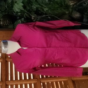 Worthington Pink Stretch button down top